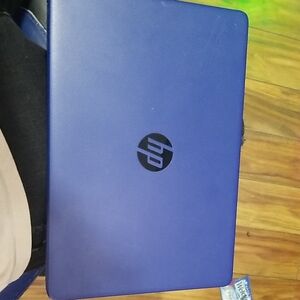 HP Sleek Blue Laptop